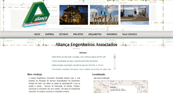 Desktop Screenshot of aliancaengenheiros.com.br